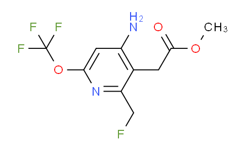 AM22221 | 1804030-25-8 | Methyl 4-amino-2-(fluoromethyl)-6-(trifluoromethoxy)pyridine-3-acetate