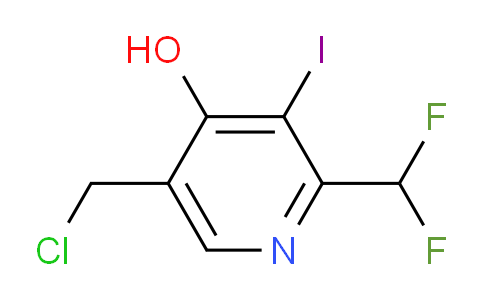 5-(Chloromethyl)-2-(difluoromethyl)-4-hydroxy-3-iodopyridine
