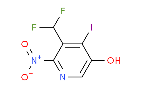 3-(Difluoromethyl)-5-hydroxy-4-iodo-2-nitropyridine