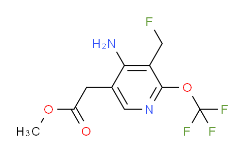 AM22222 | 1804533-98-9 | Methyl 4-amino-3-(fluoromethyl)-2-(trifluoromethoxy)pyridine-5-acetate
