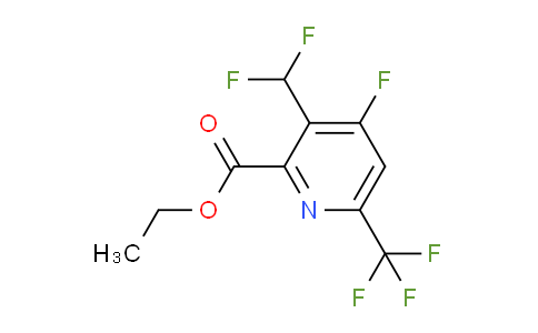 AM222220 | 1805999-71-6 | Ethyl 3-(difluoromethyl)-4-fluoro-6-(trifluoromethyl)pyridine-2-carboxylate