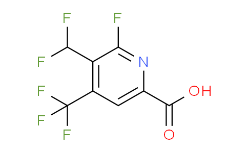 AM222222 | 1804855-33-1 | 3-(Difluoromethyl)-2-fluoro-4-(trifluoromethyl)pyridine-6-carboxylic acid