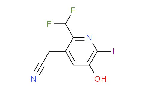 AM222232 | 1805540-25-3 | 2-(Difluoromethyl)-5-hydroxy-6-iodopyridine-3-acetonitrile