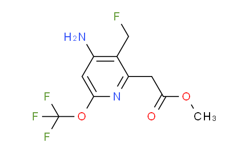 AM22224 | 1804541-99-8 | Methyl 4-amino-3-(fluoromethyl)-6-(trifluoromethoxy)pyridine-2-acetate
