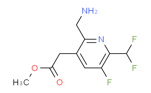 AM222255 | 1805444-41-0 | Methyl 2-(aminomethyl)-6-(difluoromethyl)-5-fluoropyridine-3-acetate