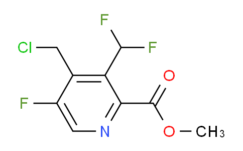 Methyl 4-(chloromethyl)-3-(difluoromethyl)-5-fluoropyridine-2-carboxylate