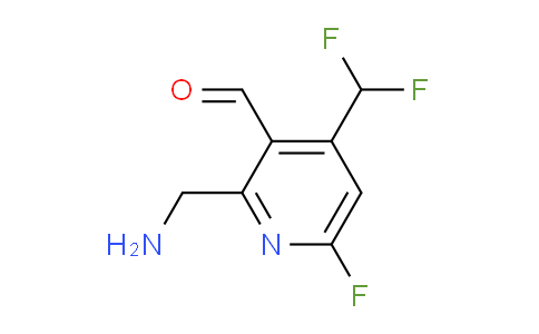 2-(Aminomethyl)-4-(difluoromethyl)-6-fluoropyridine-3-carboxaldehyde