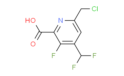 6-(Chloromethyl)-4-(difluoromethyl)-3-fluoropyridine-2-carboxylic acid
