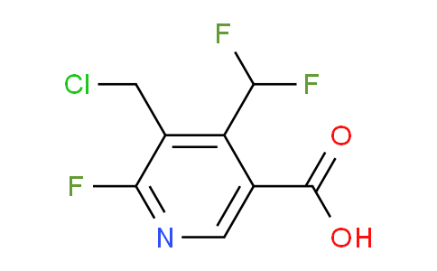 3-(Chloromethyl)-4-(difluoromethyl)-2-fluoropyridine-5-carboxylic acid