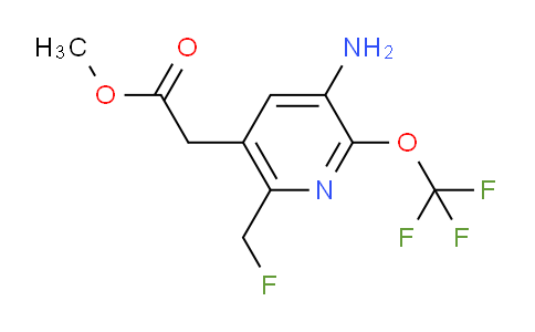 AM22227 | 1806099-49-9 | Methyl 3-amino-6-(fluoromethyl)-2-(trifluoromethoxy)pyridine-5-acetate
