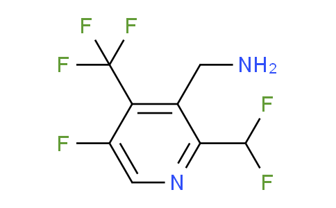 3-(Aminomethyl)-2-(difluoromethyl)-5-fluoro-4-(trifluoromethyl)pyridine