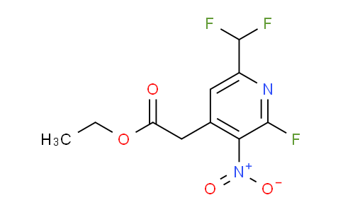 AM222283 | 1806009-41-5 | Ethyl 6-(difluoromethyl)-2-fluoro-3-nitropyridine-4-acetate