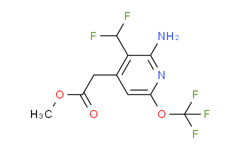 AM22230 | 1806098-13-4 | Methyl 2-amino-3-(difluoromethyl)-6-(trifluoromethoxy)pyridine-4-acetate