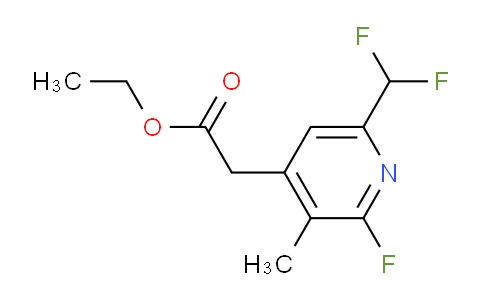 AM222309 | 1807156-86-0 | Ethyl 6-(difluoromethyl)-2-fluoro-3-methylpyridine-4-acetate