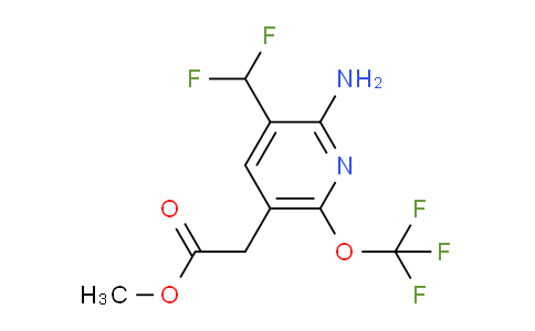 AM22234 | 1803661-00-8 | Methyl 2-amino-3-(difluoromethyl)-6-(trifluoromethoxy)pyridine-5-acetate