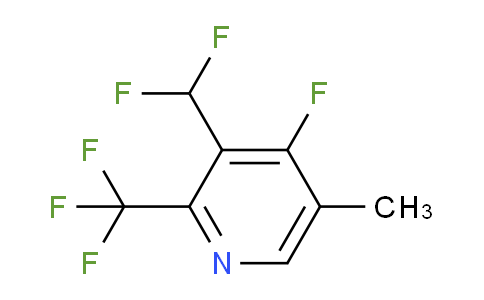 3-(Difluoromethyl)-4-fluoro-5-methyl-2-(trifluoromethyl)pyridine
