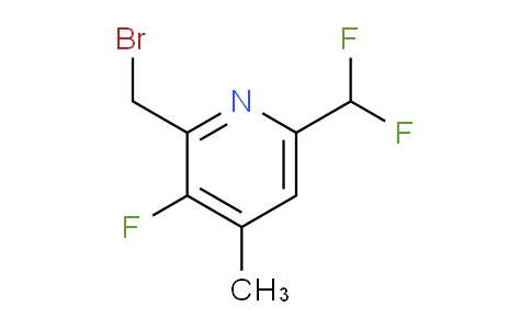 2-(Bromomethyl)-6-(difluoromethyl)-3-fluoro-4-methylpyridine