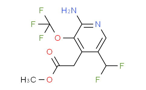 AM22237 | 1806098-25-8 | Methyl 2-amino-5-(difluoromethyl)-3-(trifluoromethoxy)pyridine-4-acetate