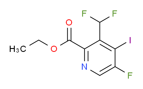 AM222379 | 1805052-69-0 | Ethyl 3-(difluoromethyl)-5-fluoro-4-iodopyridine-2-carboxylate