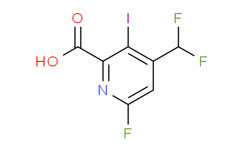 4-(Difluoromethyl)-6-fluoro-3-iodopyridine-2-carboxylic acid
