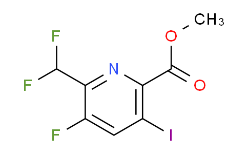 AM222383 | 1805293-53-1 | Methyl 2-(difluoromethyl)-3-fluoro-5-iodopyridine-6-carboxylate