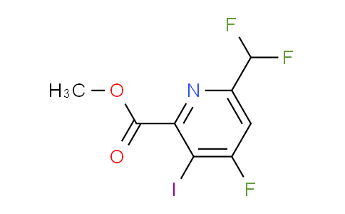 AM222384 | 1804705-86-9 | Methyl 6-(difluoromethyl)-4-fluoro-3-iodopyridine-2-carboxylate