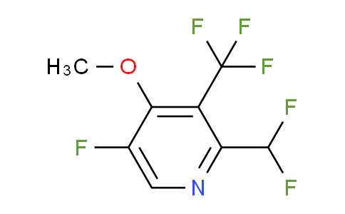 2-(Difluoromethyl)-5-fluoro-4-methoxy-3-(trifluoromethyl)pyridine