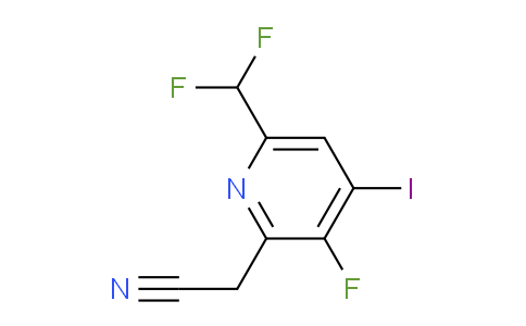 AM222393 | 1805565-69-8 | 6-(Difluoromethyl)-3-fluoro-4-iodopyridine-2-acetonitrile
