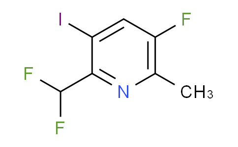 AM222407 | 1804499-99-7 | 2-(Difluoromethyl)-5-fluoro-3-iodo-6-methylpyridine