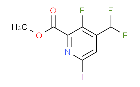 AM222408 | 1805051-87-9 | Methyl 4-(difluoromethyl)-3-fluoro-6-iodopyridine-2-carboxylate