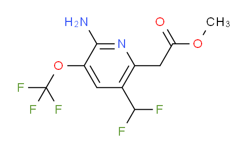 AM22241 | 1803661-09-7 | Methyl 2-amino-5-(difluoromethyl)-3-(trifluoromethoxy)pyridine-6-acetate