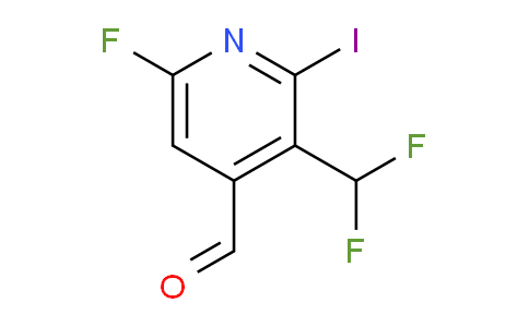 3-(Difluoromethyl)-6-fluoro-2-iodopyridine-4-carboxaldehyde
