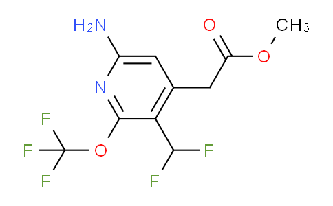 AM22242 | 1803661-20-2 | Methyl 6-amino-3-(difluoromethyl)-2-(trifluoromethoxy)pyridine-4-acetate