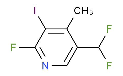 5-(Difluoromethyl)-2-fluoro-3-iodo-4-methylpyridine