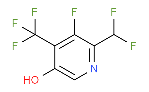 2-(Difluoromethyl)-3-fluoro-5-hydroxy-4-(trifluoromethyl)pyridine