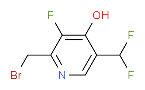 2-(Bromomethyl)-5-(difluoromethyl)-3-fluoro-4-hydroxypyridine