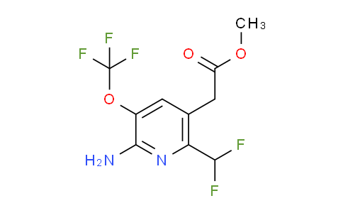 AM22245 | 1804534-24-4 | Methyl 2-amino-6-(difluoromethyl)-3-(trifluoromethoxy)pyridine-5-acetate