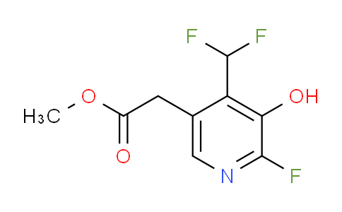 Methyl 4-(difluoromethyl)-2-fluoro-3-hydroxypyridine-5-acetate