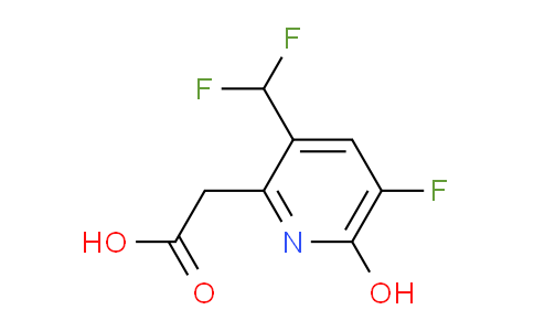 3-(Difluoromethyl)-5-fluoro-6-hydroxypyridine-2-acetic acid