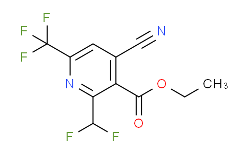 AM222456 | 1805984-45-5 | Ethyl 4-cyano-2-(difluoromethyl)-6-(trifluoromethyl)pyridine-3-carboxylate