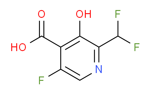 2-(Difluoromethyl)-5-fluoro-3-hydroxypyridine-4-carboxylic acid