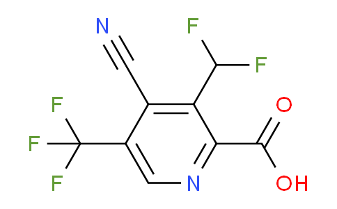 AM222458 | 1805189-42-7 | 4-Cyano-3-(difluoromethyl)-5-(trifluoromethyl)pyridine-2-carboxylic acid