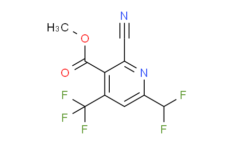 AM222460 | 1805189-74-5 | Methyl 2-cyano-6-(difluoromethyl)-4-(trifluoromethyl)pyridine-3-carboxylate