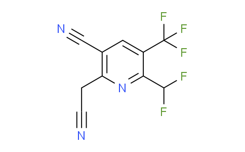 AM222465 | 1804700-58-0 | 5-Cyano-2-(difluoromethyl)-3-(trifluoromethyl)pyridine-6-acetonitrile