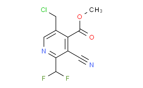 AM222471 | 1805187-01-2 | Methyl 5-(chloromethyl)-3-cyano-2-(difluoromethyl)pyridine-4-carboxylate