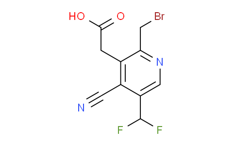 AM222485 | 1805184-53-5 | 2-(Bromomethyl)-4-cyano-5-(difluoromethyl)pyridine-3-acetic acid