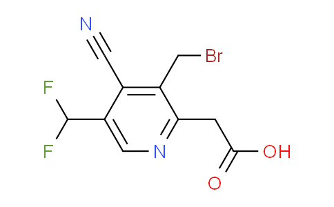 AM222486 | 1805289-44-4 | 3-(Bromomethyl)-4-cyano-5-(difluoromethyl)pyridine-2-acetic acid