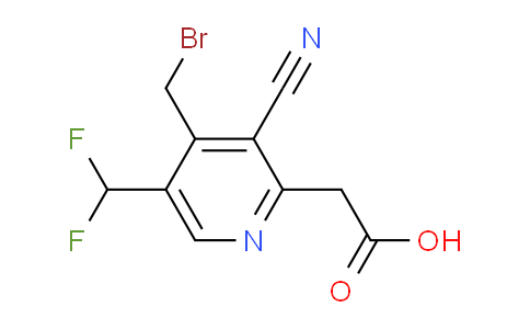 AM222487 | 1805978-87-3 | 4-(Bromomethyl)-3-cyano-5-(difluoromethyl)pyridine-2-acetic acid