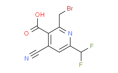 2-(Bromomethyl)-4-cyano-6-(difluoromethyl)pyridine-3-carboxylic acid