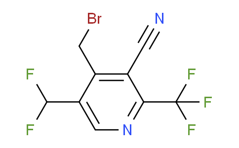 4-(Bromomethyl)-3-cyano-5-(difluoromethyl)-2-(trifluoromethyl)pyridine